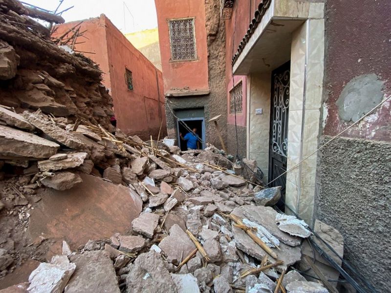 Las autoridades temen que muchas de las víctimas se encuentran en zonas remotas. Esta foto es de la ciudad antigua de Marrakech. Reuters/ Abedalhak Balhaki