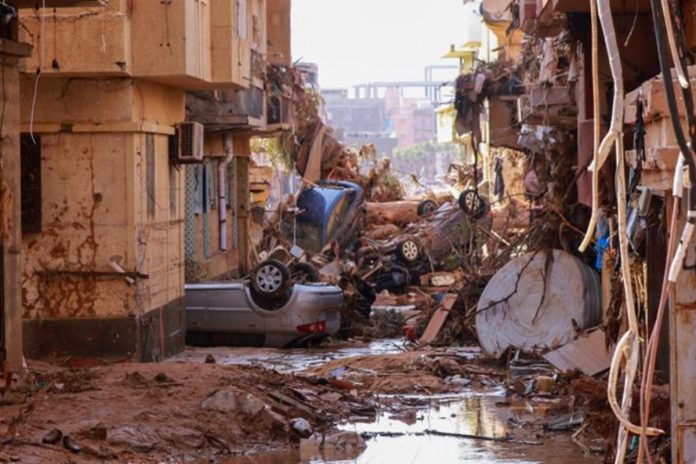 Imágenes de las devastadoras inundaciones en Libia