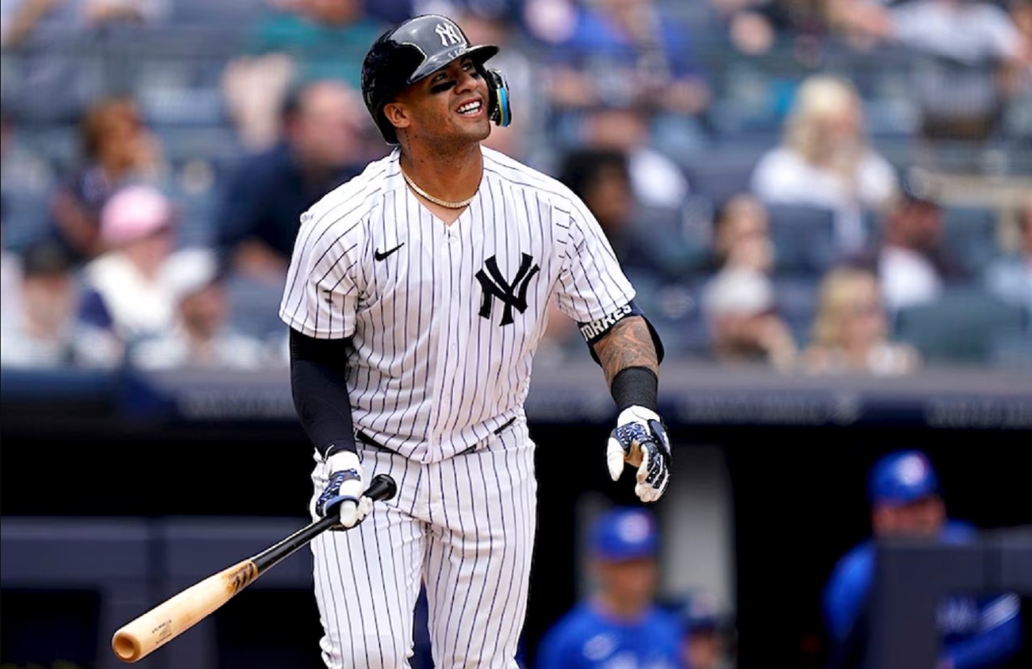 Gleyber Torres contribuyó con anotada al triunfo de los Yankees