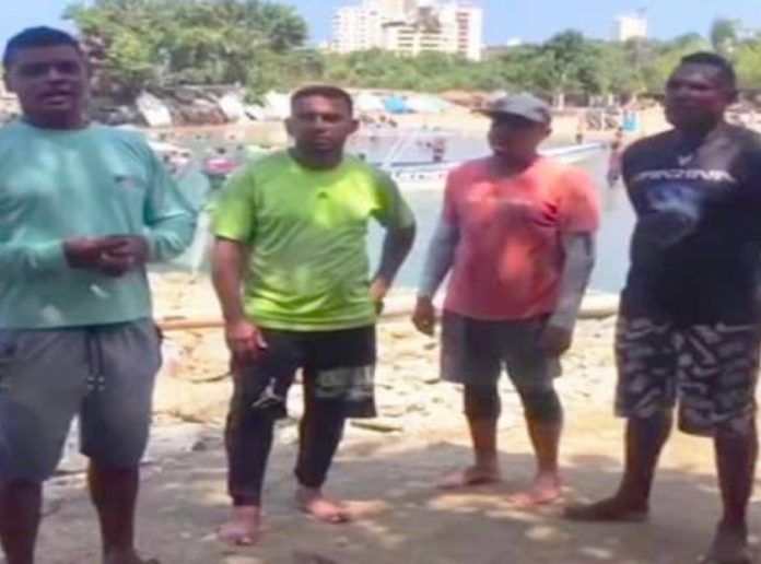 pescadores varados La Guaira