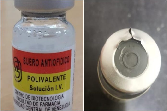 Alertan sobre la venta de suero antiofídico falso en Venezuela
