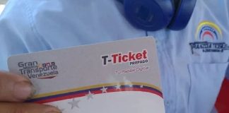 T-Ticket en funcionamiento en Táchira para el cobro del pasaje urbano