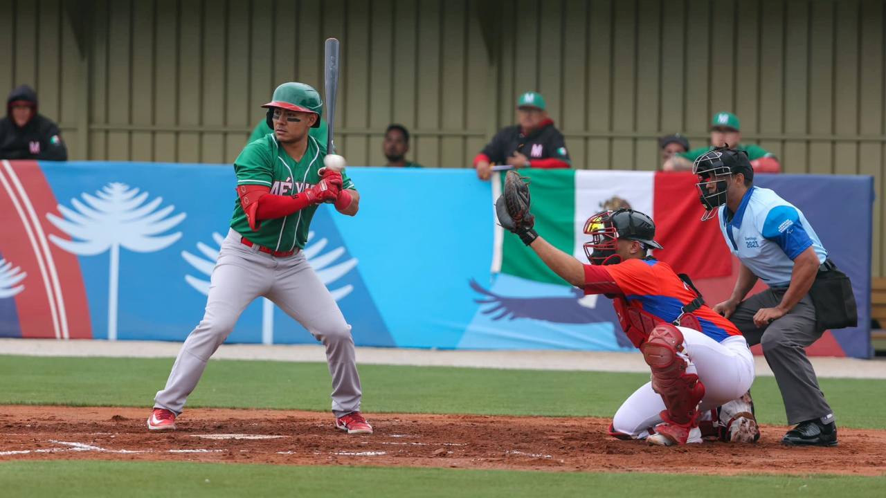 Chile cae ante México en el debut del beisbol en los Panamericanos