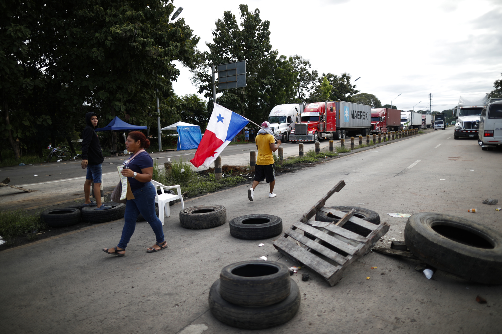 Bloqueos de rutas causan pérdidas por 1.700 millones de dólares en Panamá