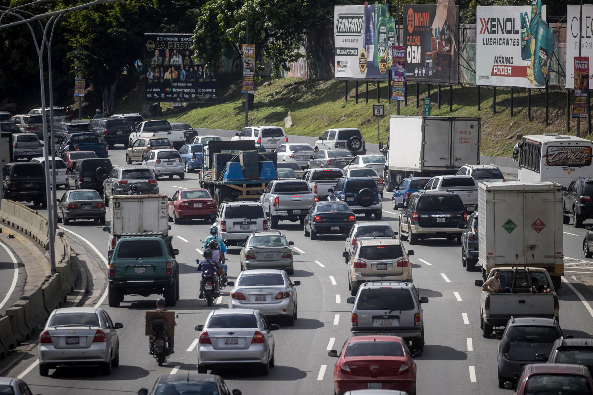 El parque automotor venezolano, marcha atrás