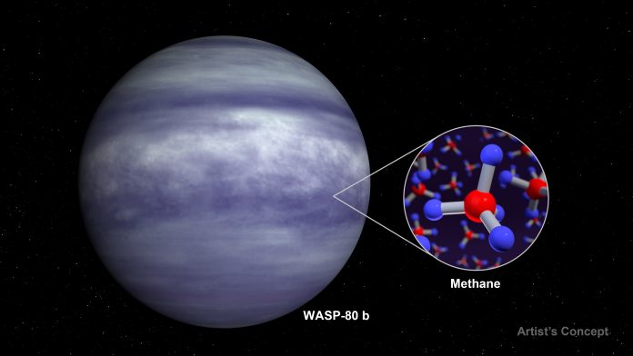 gas metano exoplaneta