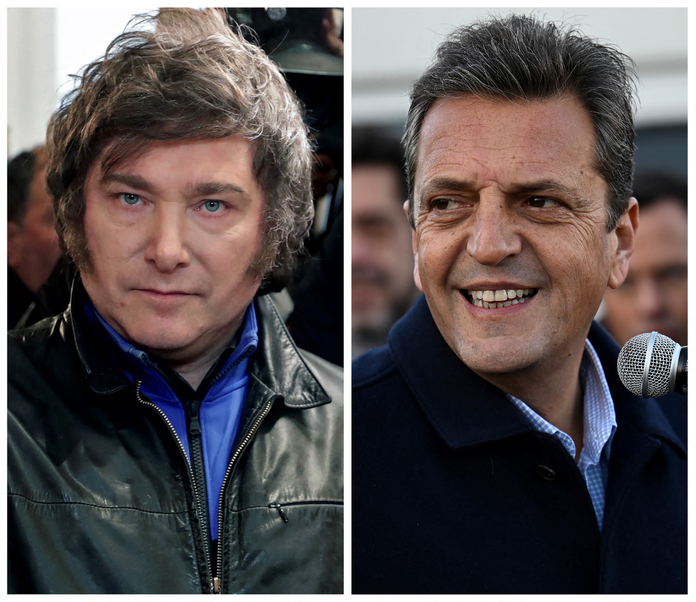 COMBO-ARGENTINA-ELECTION-RUNOFF-MILEI-MASSA