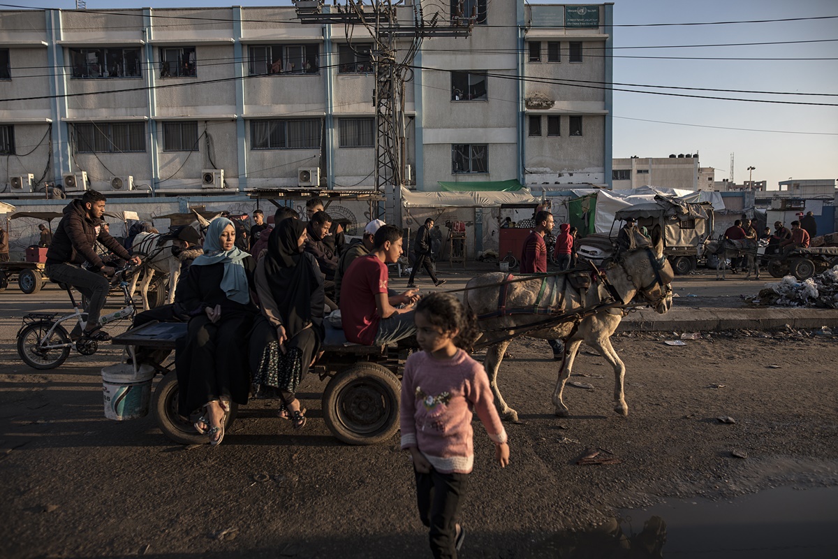 Life inside Khan Yunis refugee camp during the conflict with Israel