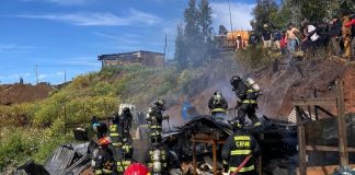 Murieron dos niños venezolanos durante incendio en Chile: sus padres estaban trabajando