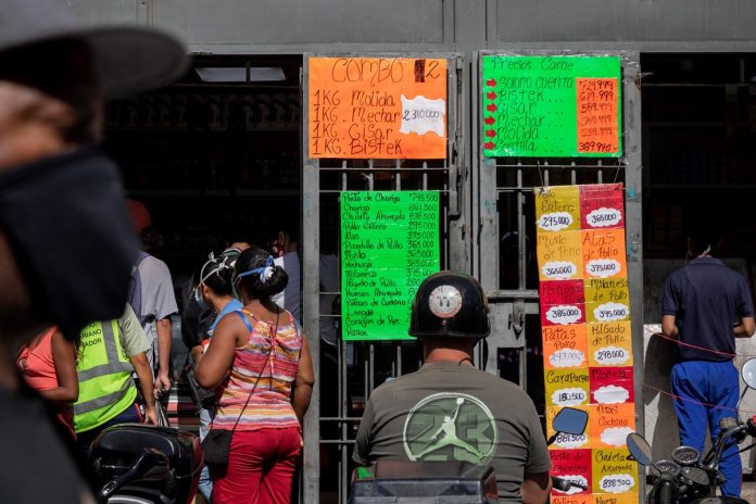 sanciones Venezuela, en el segundo lugar con la inflación anualizada más alta