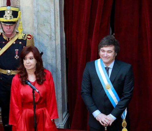 Cristina Fernández y Javier Milei