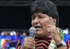 Morales candidato Evo Morales, expresidente de Bolivia.