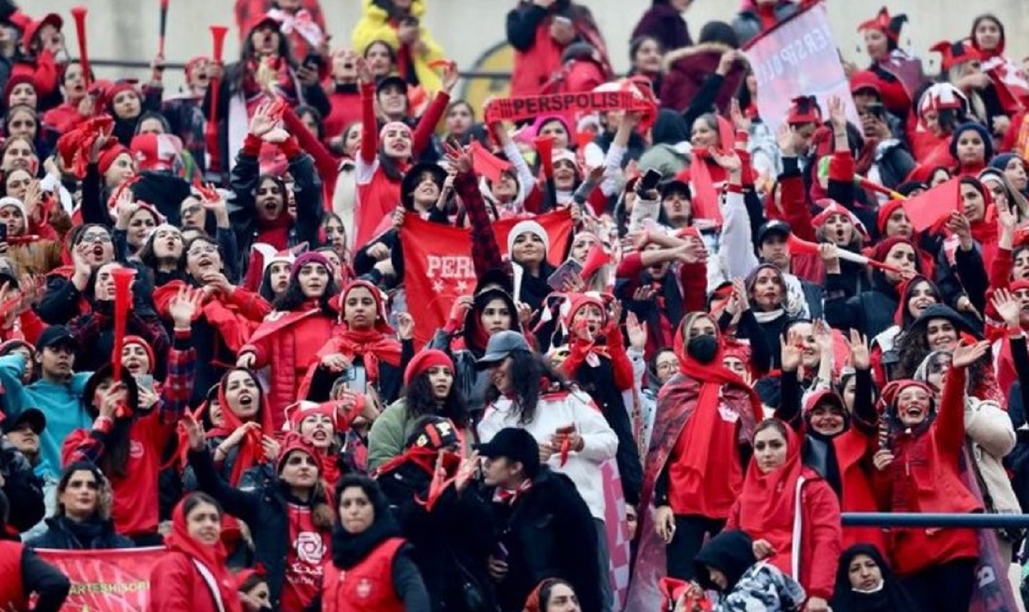 3.000 mujeres pudieron acudir a un partido de fútbol en Irán