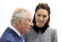 Carlos III y Kate Realeza británica