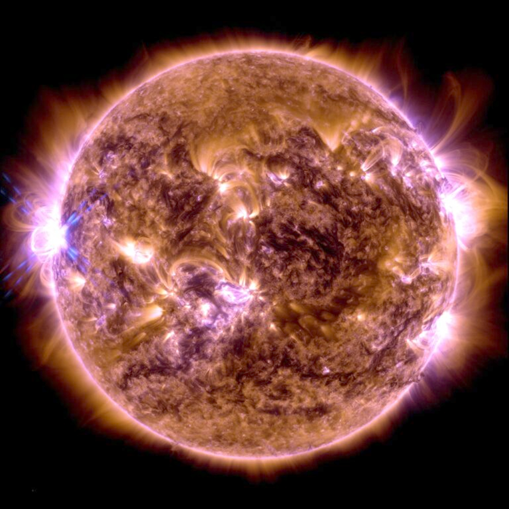 El Sol despidió el año 2023 con una fuerte descarga electromagnética