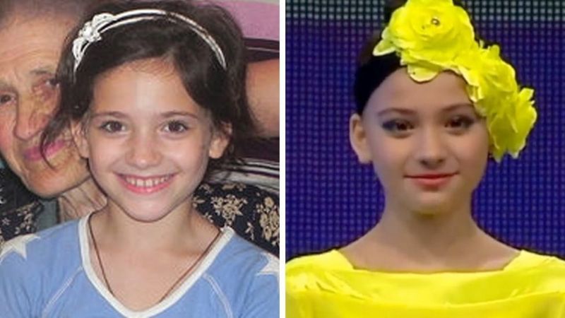 Amy (izquierda) y Ano, durante su actuación en Georgia's Got Talent, cuando tenían 12 años
