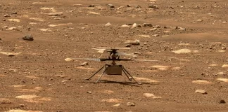 helicóptero Marte - sobre