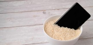 Apple iPhone arroz