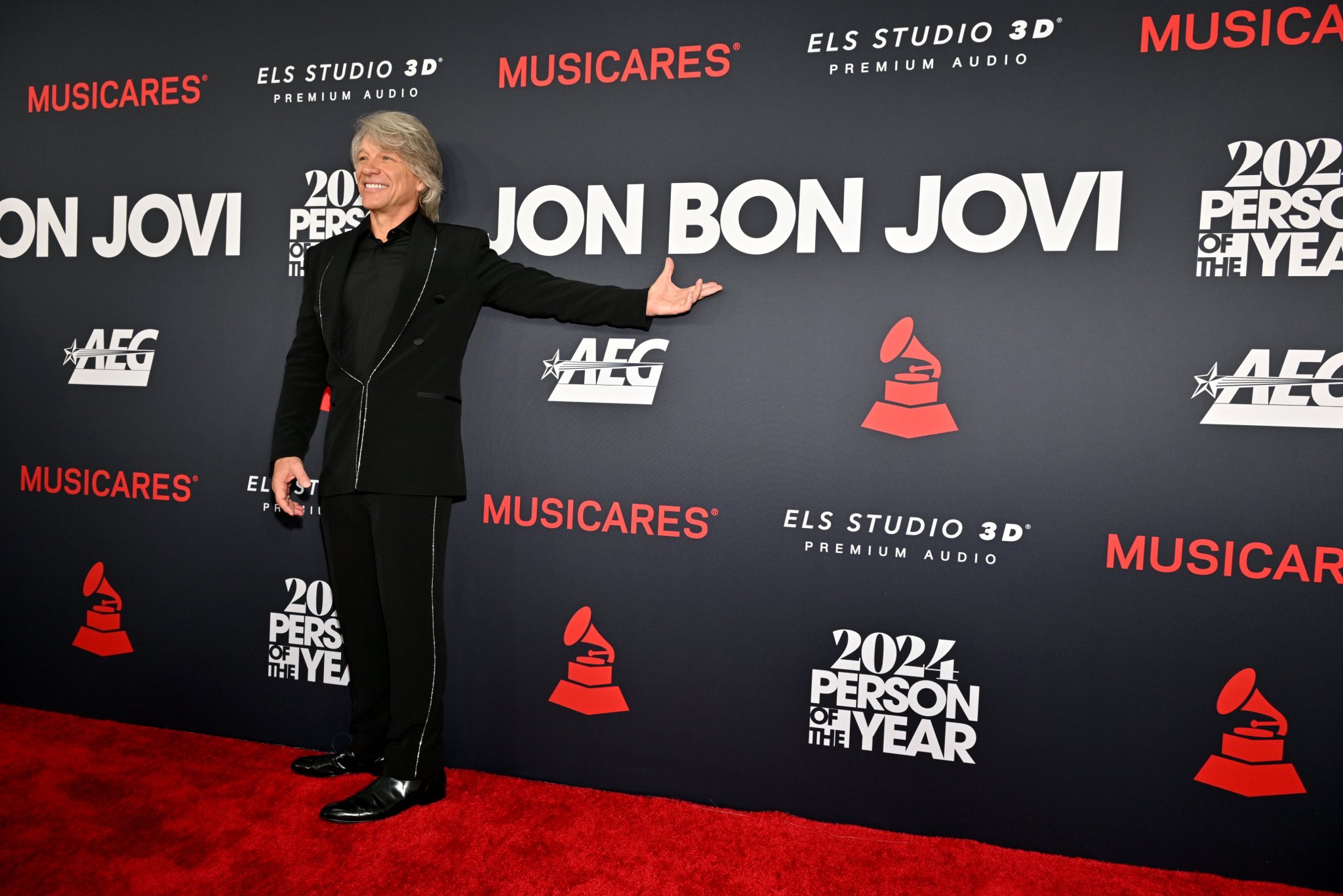 Los Grammy premian a Jon Bon Jovi como Persona del Año 2024