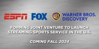 Fox, Warner y Disney lanzarán plataforma de "streaming" de deportes este año