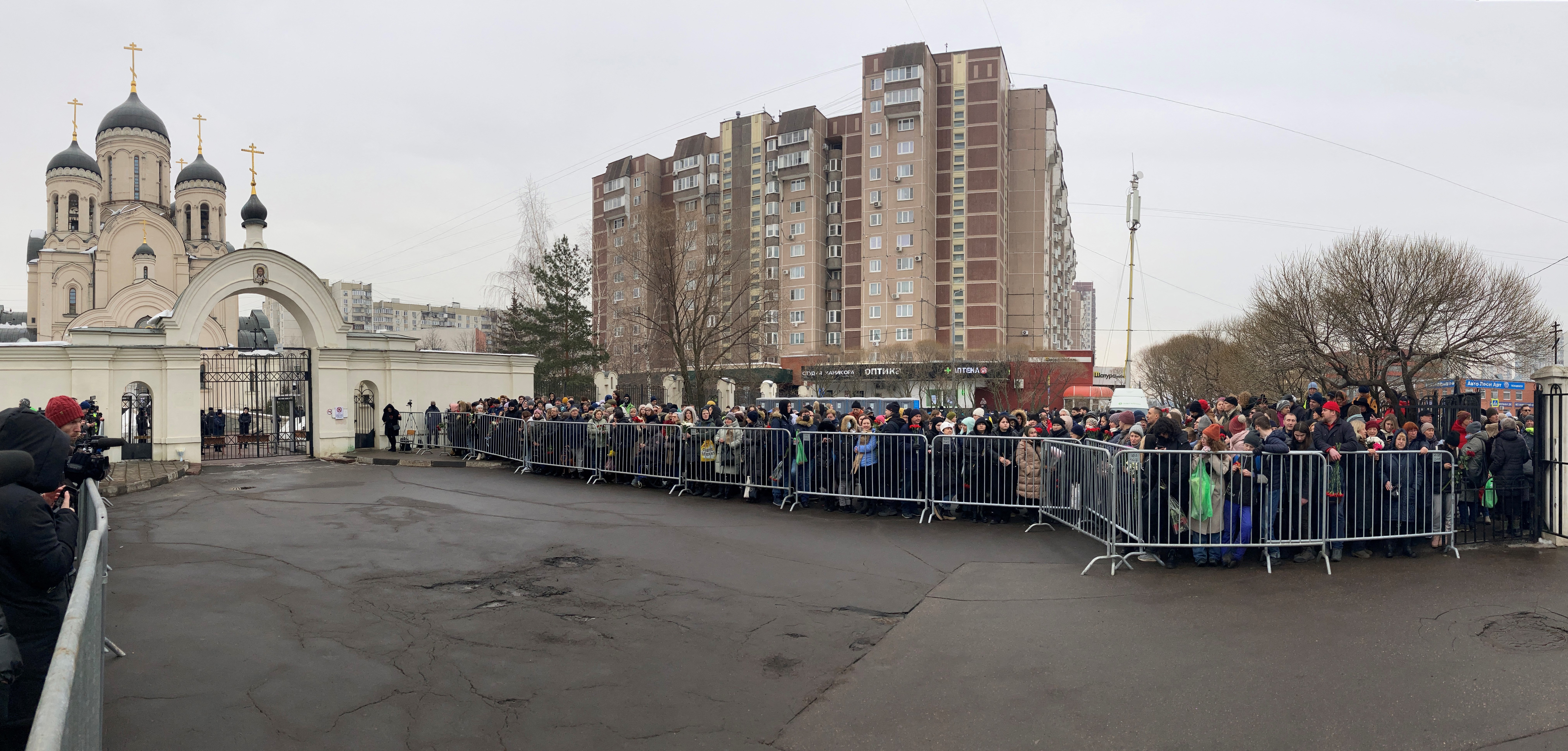 RUSSIA-POLITICS-NAVALNY-FUNERAL