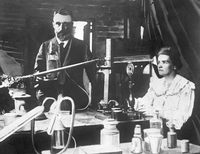 Marie Curie y Pierre Curie. Getty Images 
