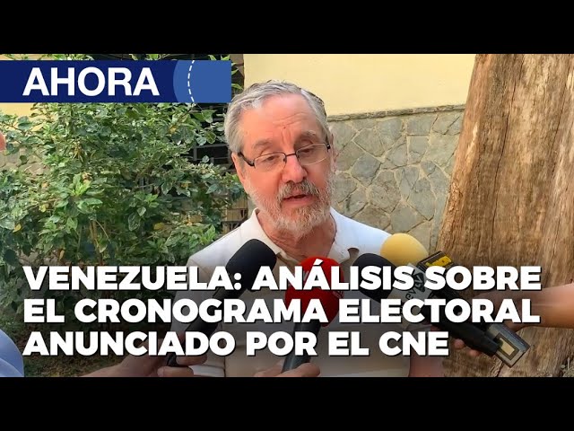 Análisis sobre cronograma del CNE