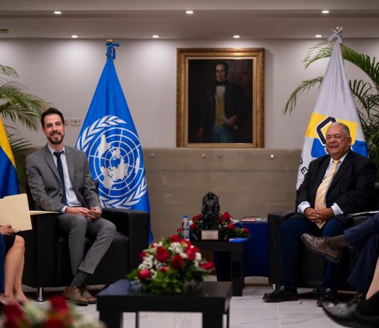 Elvis Amoroso se reunió con miembros de delegación de las Naciones Unidas