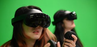 Cascos de realidad virtual IA