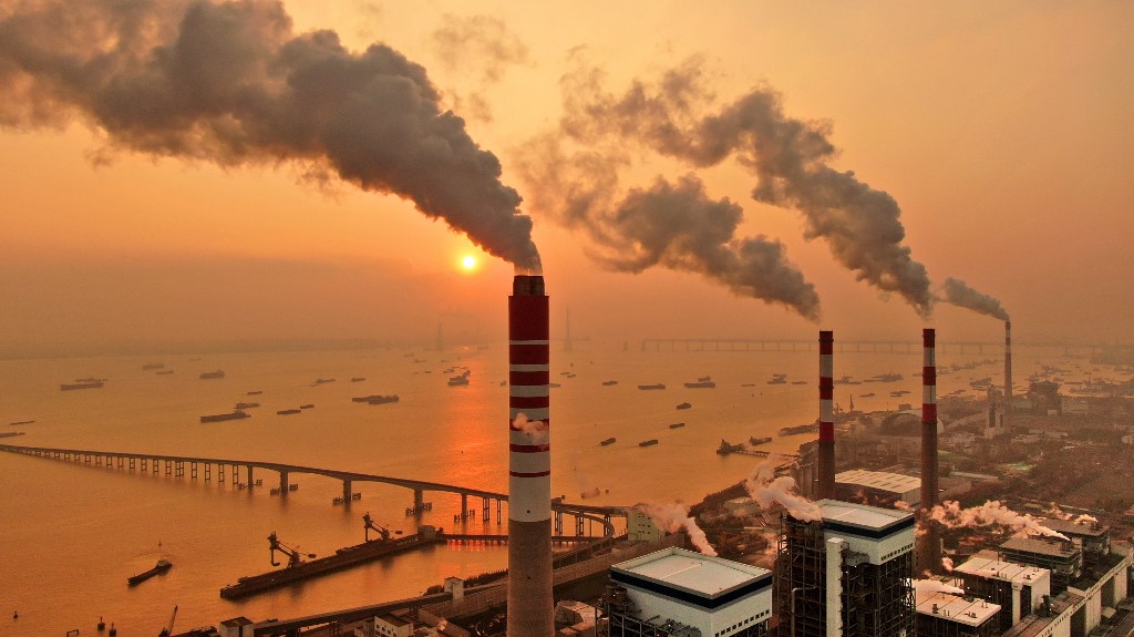 Las emisiones de CO2 cayeron en China y podrían haber alcanzado su pico