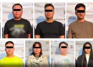 Chinos detenidos en Ciudad de México