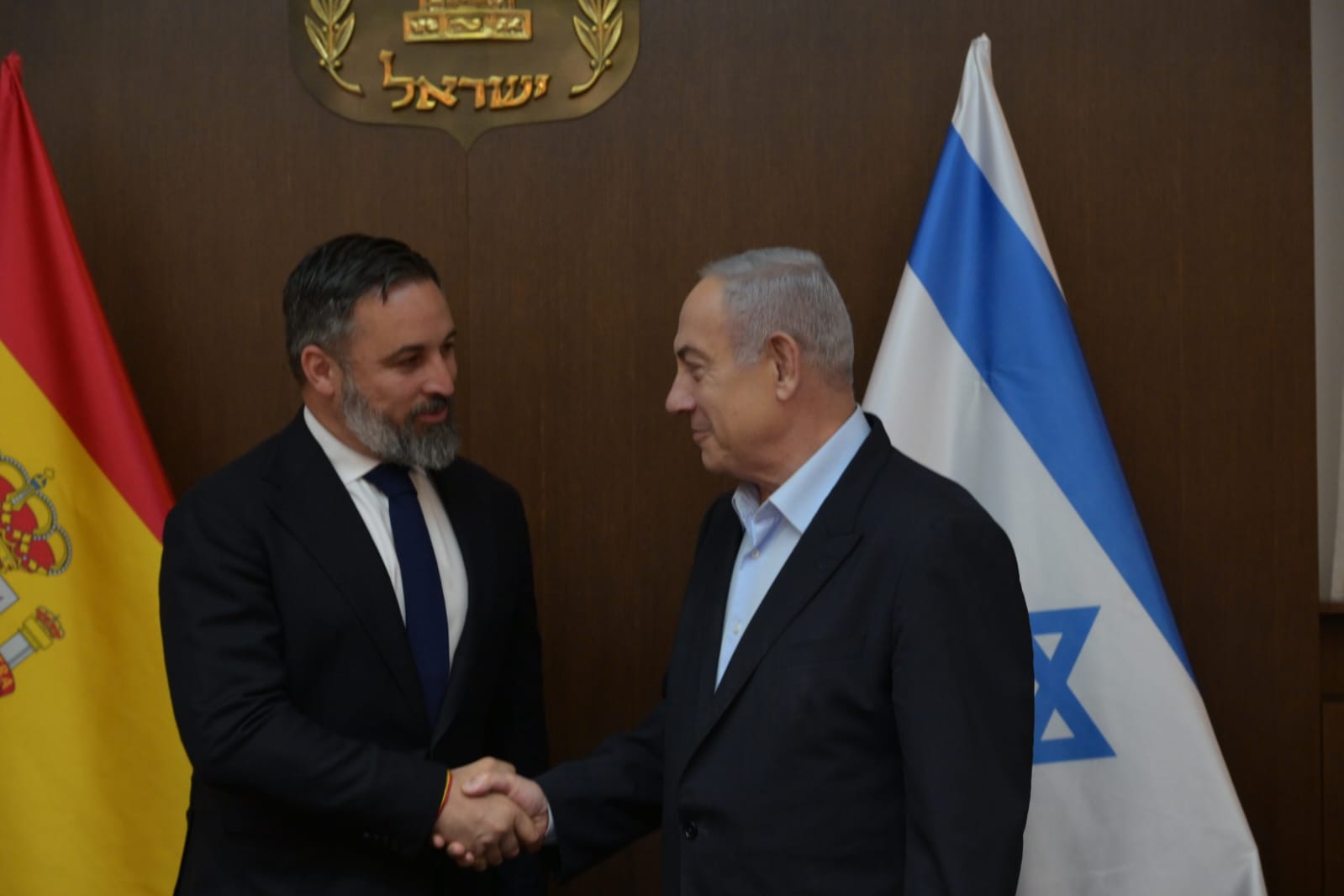 Abascal se reúne con Netanyahu en Israel: «Pedro Sánchez no es España»