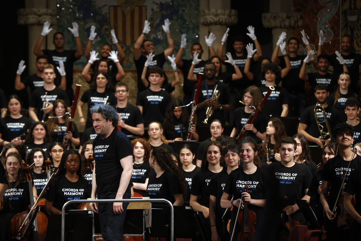 el Palau de la Música bajo la batuta de Dudamel