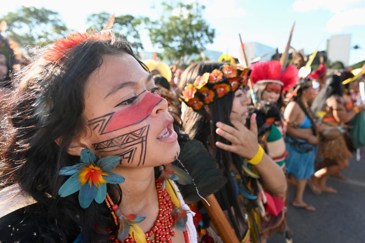 BRAZIL-INDIGENOUS-FREE LAND CAMP-MARCH