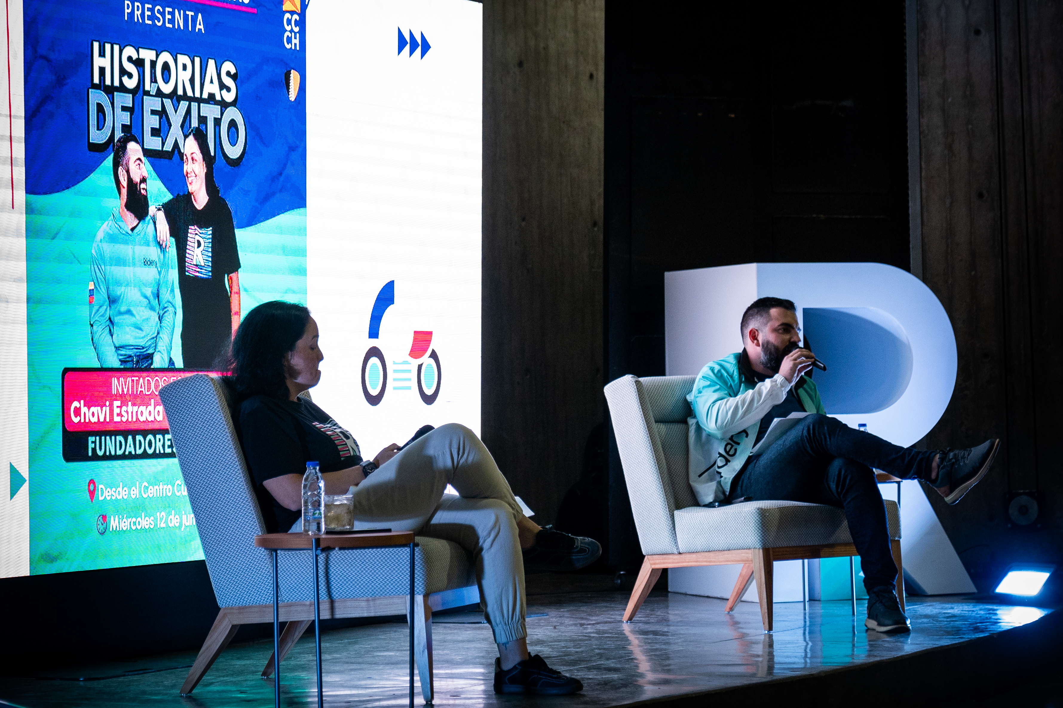 Chavi Estrada y Gerson Gómez relatan la historia de Ridery en el Centro Cultural Chacao