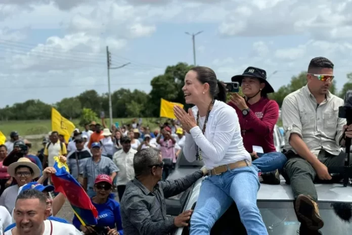 María Corina Machado sigue su recorrido por Venezuela