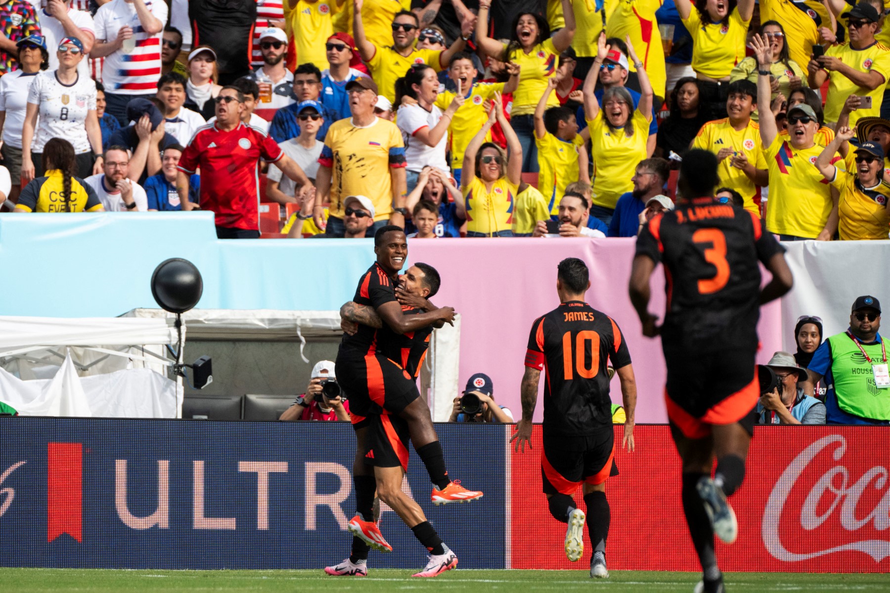 Colombia goleó 5-1 a Estados Unidos