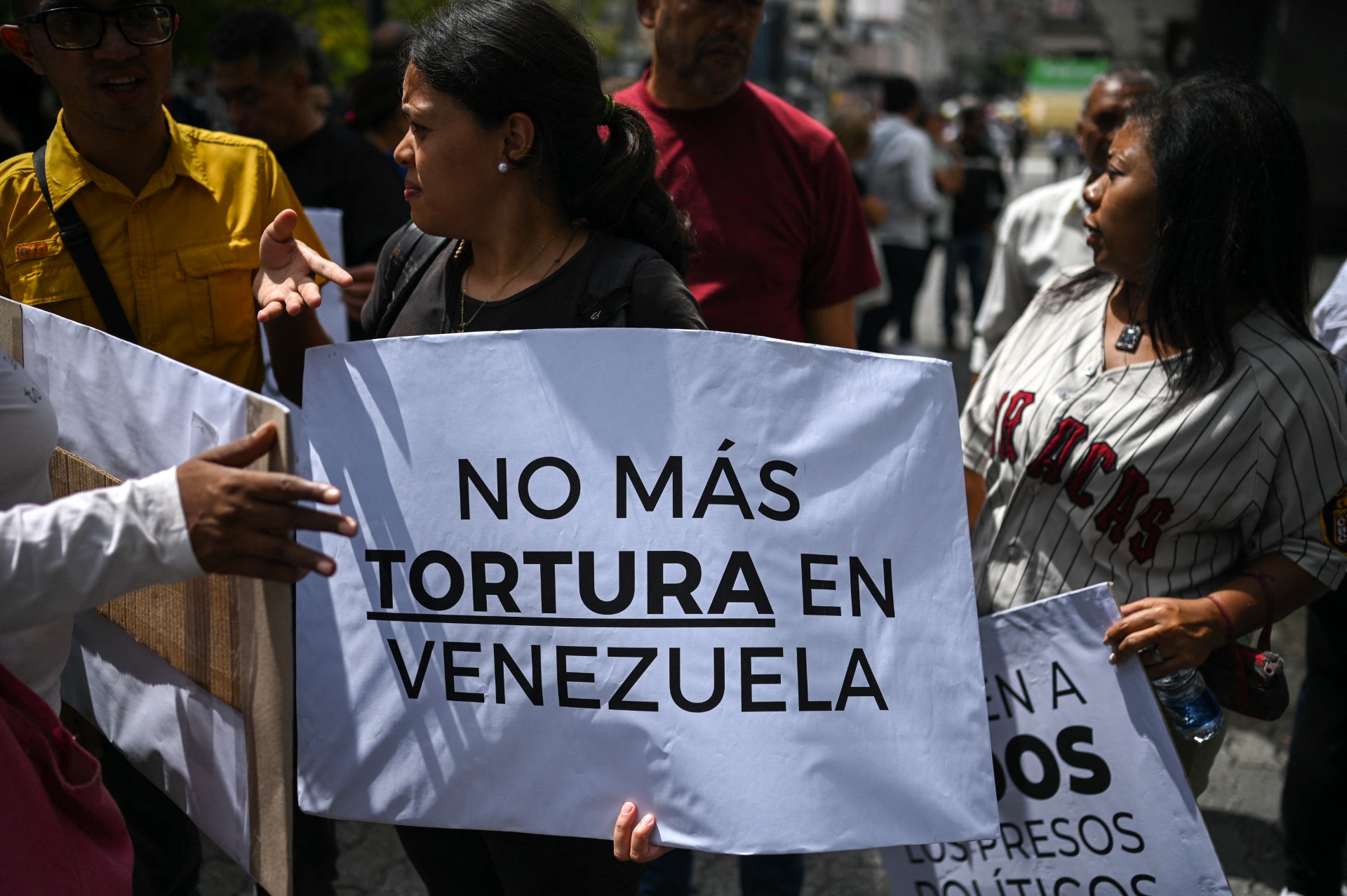 VENEZUELA-POLITICS-PRISONERS-DEMONSTRATION