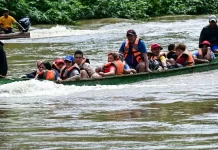 Diez migrantes murieron ahogados en un río de Panamá