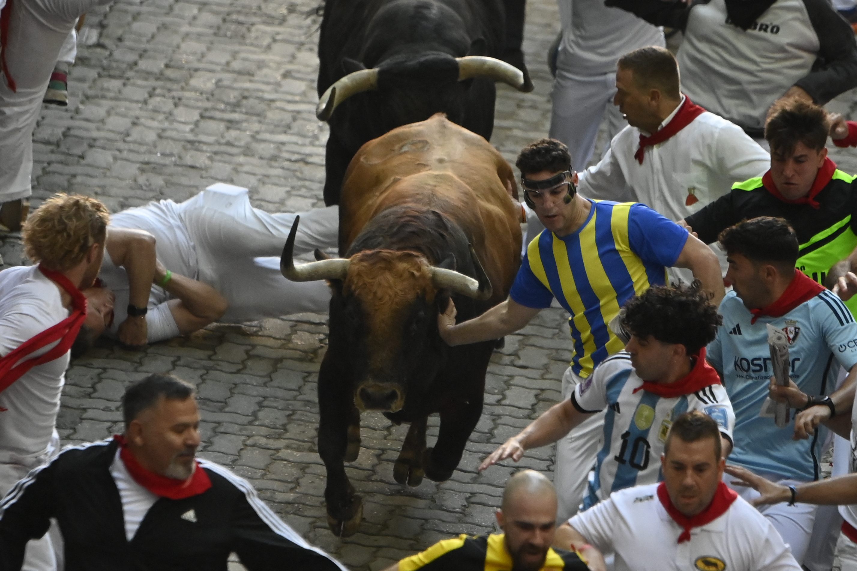 encierro de toros 