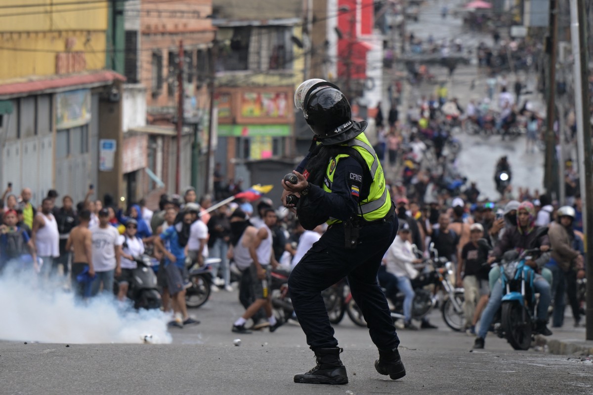 VENEZUELA-ELECTION-VOTE-AFTERMATH-PROTEST