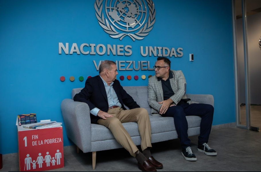 González Urrutia se reunió con expertos electorales de la ONU: «El mundo nos observa»