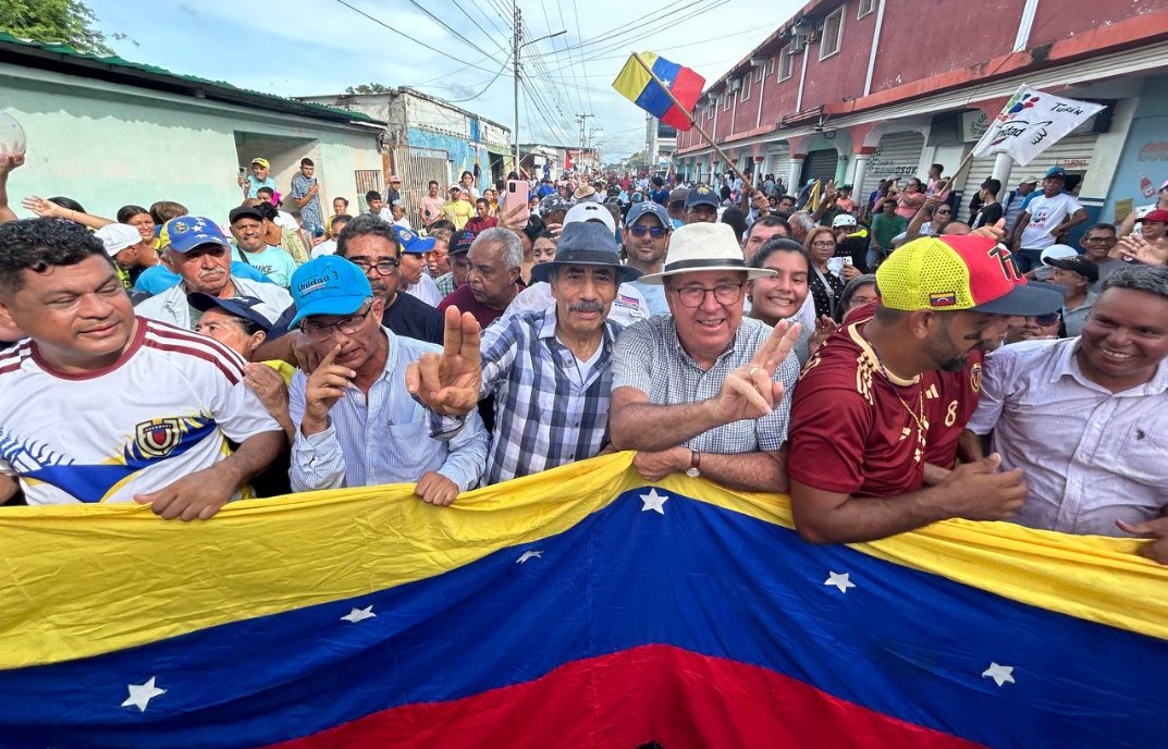 Manuel Rosales y César Pérez Vivas buscan votos para Edmundo González en interior del país