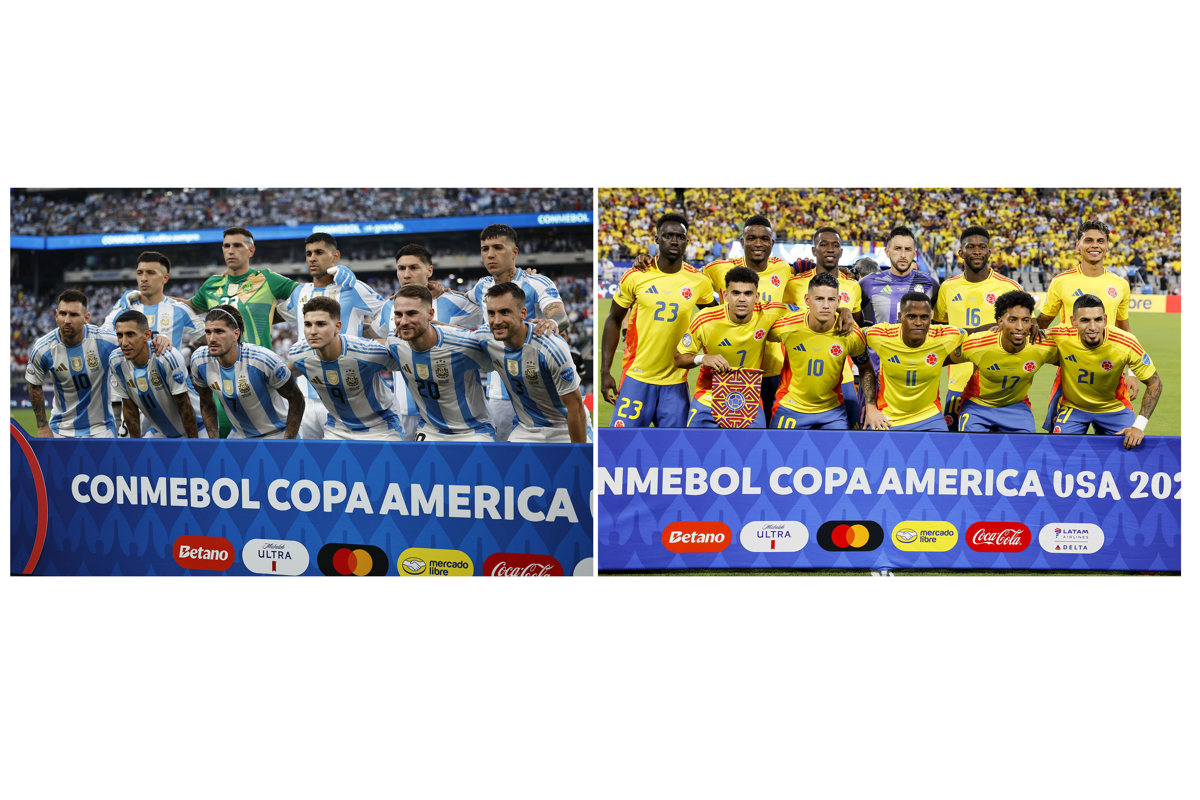 Argentina y Colombia preparan la final de la Copa América