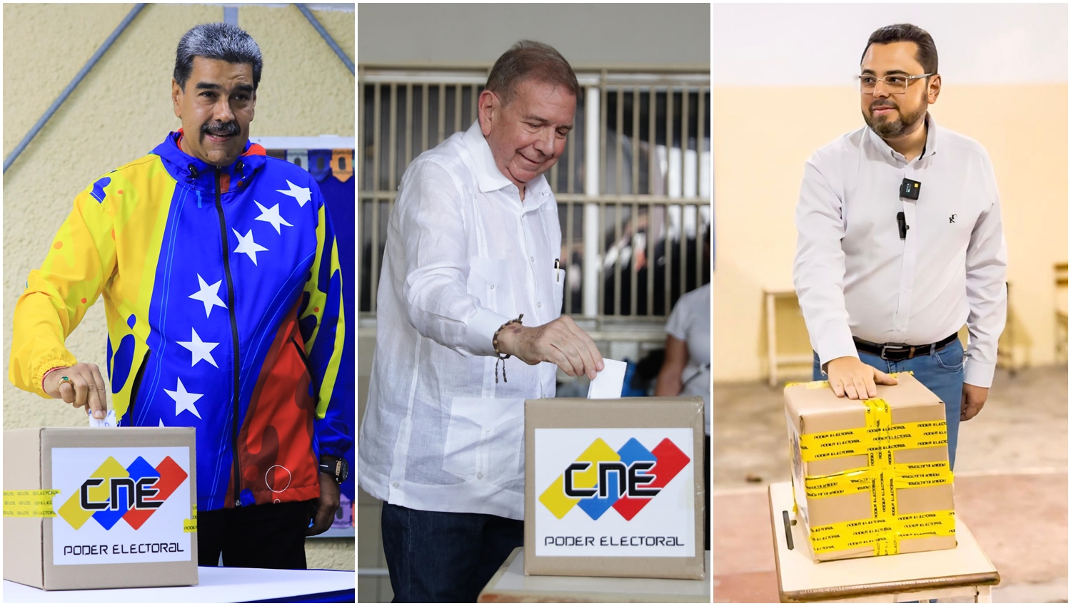 Candidatos a la Presidencia de Venezuela ejercieron su derecho al voto