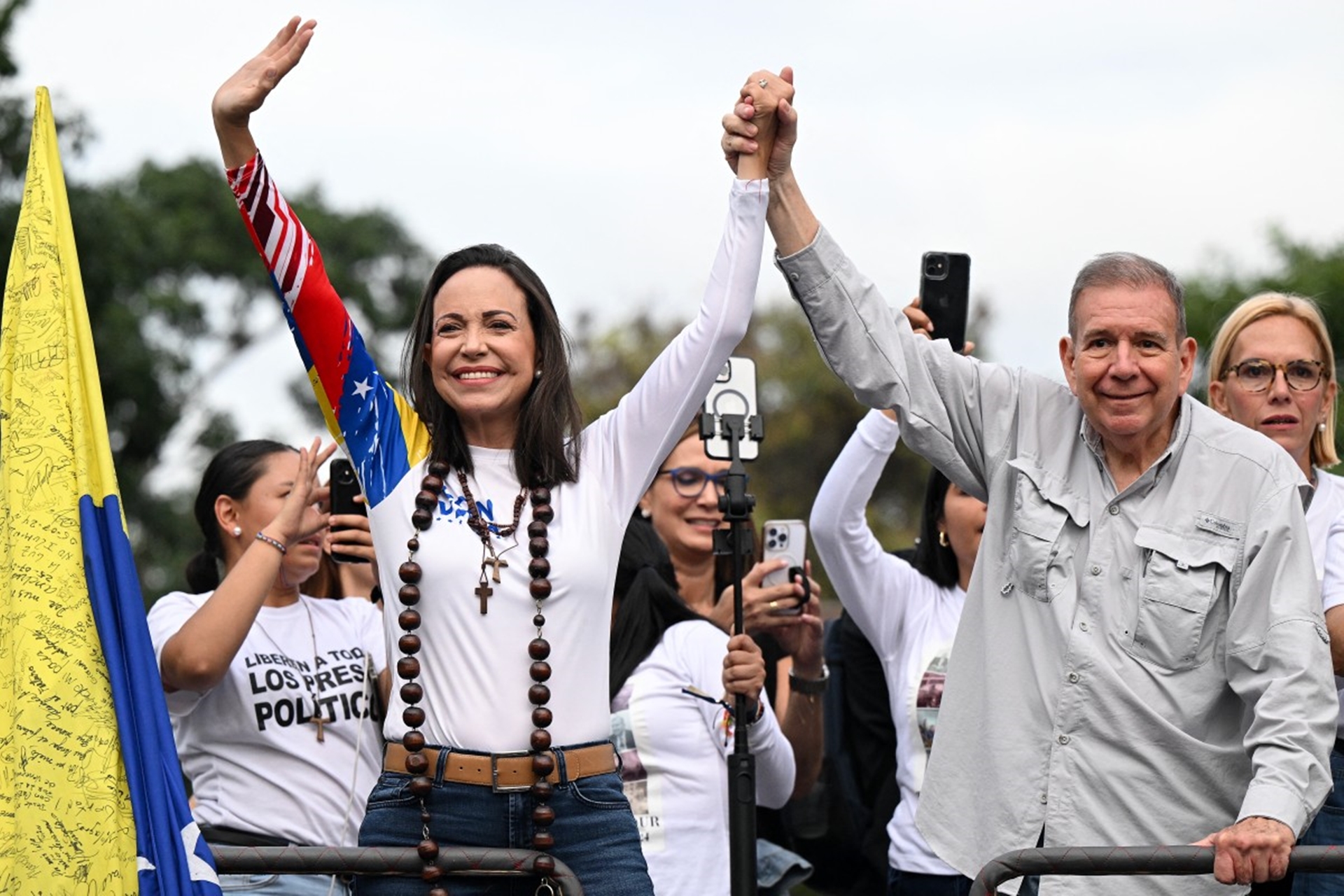 González Urrutia y Machado valoran llamado de 22 países y la UE sobre resultados electorales