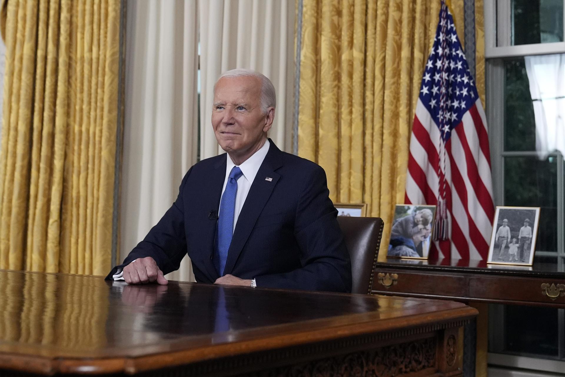 US President Biden address the nation after dropping out of the presidential race