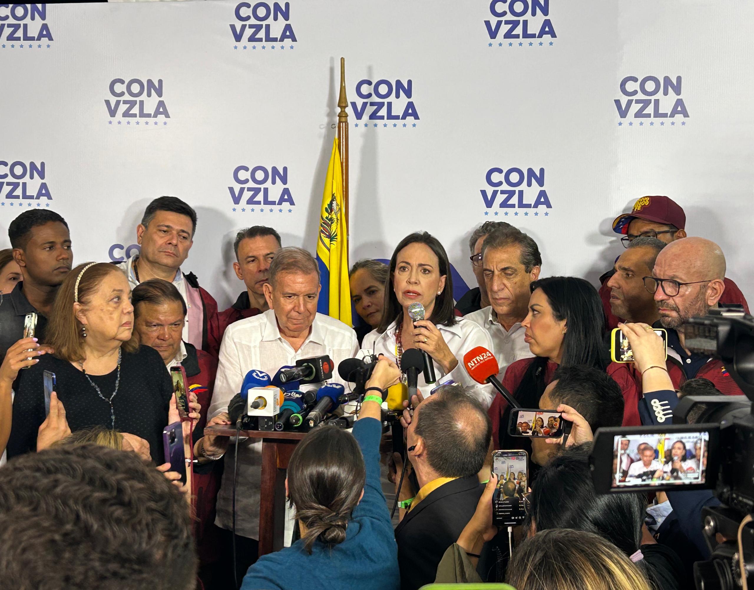 Elecciones presidenciales en Venezuela: ¿Qué dijo María Corina Machado después de que el CNE diera triunfador a Maduro?