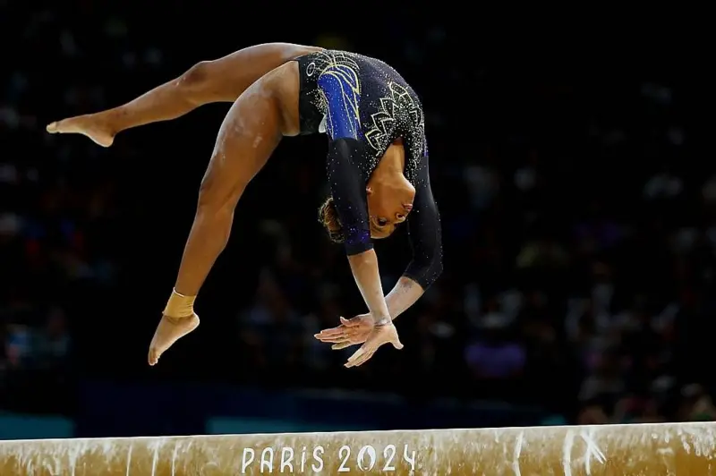 Rebeca Andrade, la gimnasta que venció a Simone Biles