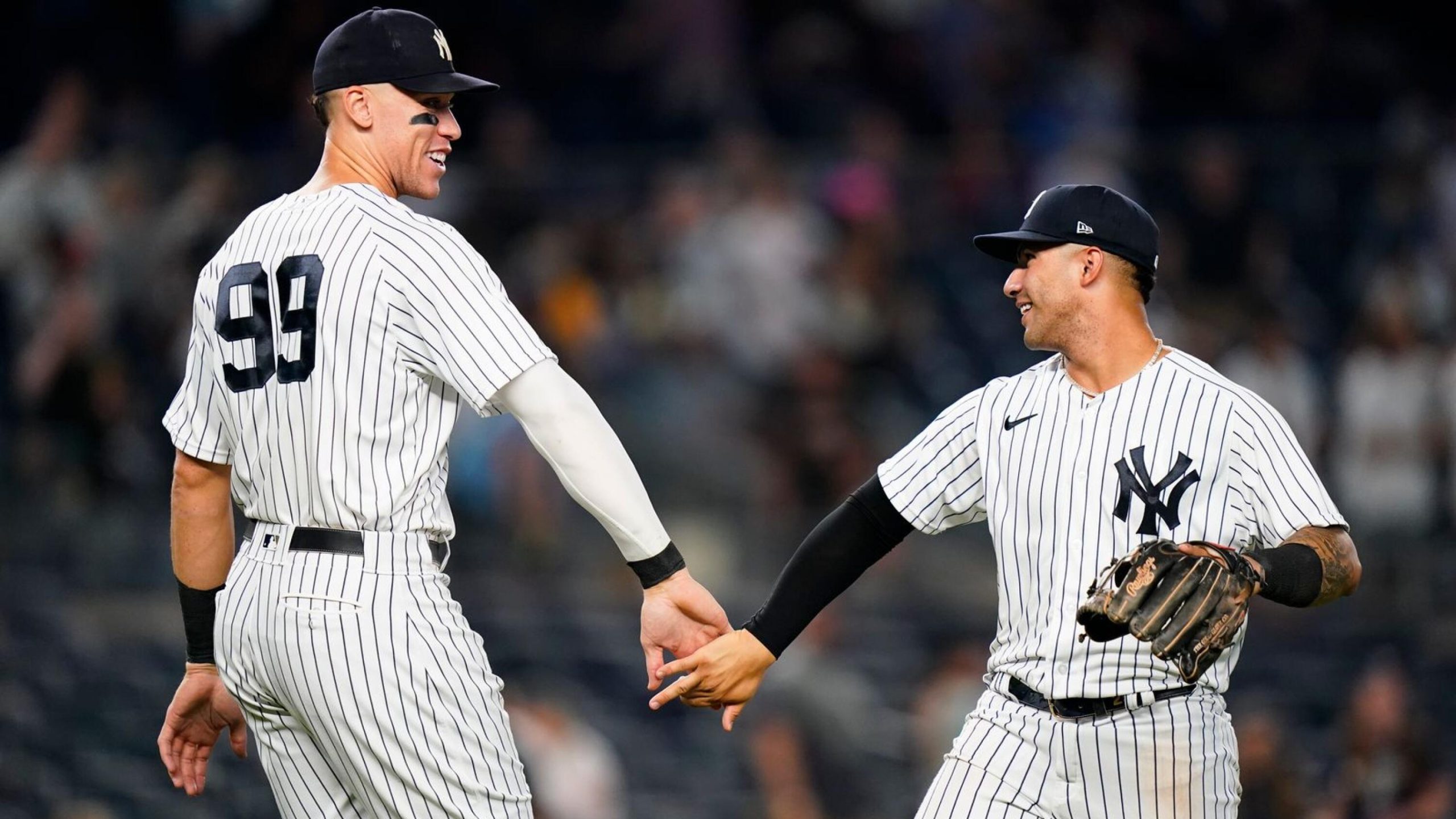 Gleyber Torres la sacó del parque en una gran noche de Aaron Judge